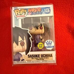 Funko Pop! Naruto Shippuden Sasuke Uchiha Figure - Purple and Black